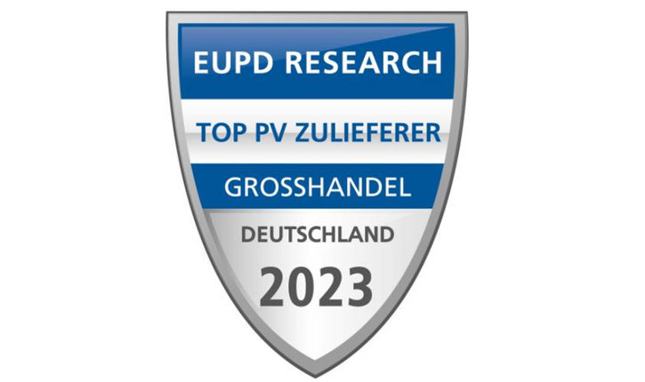 Siegel für TOP PV Zulieferer 2023
