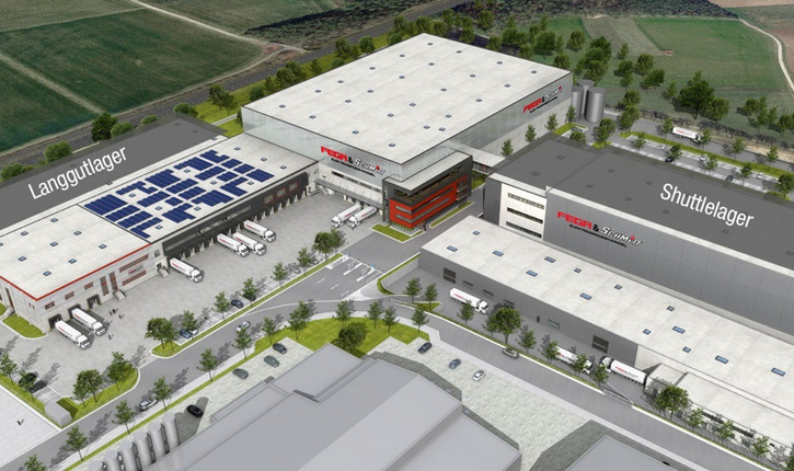 Digitale Visualisierung des FEGA & Schmitt Logistikzentrums